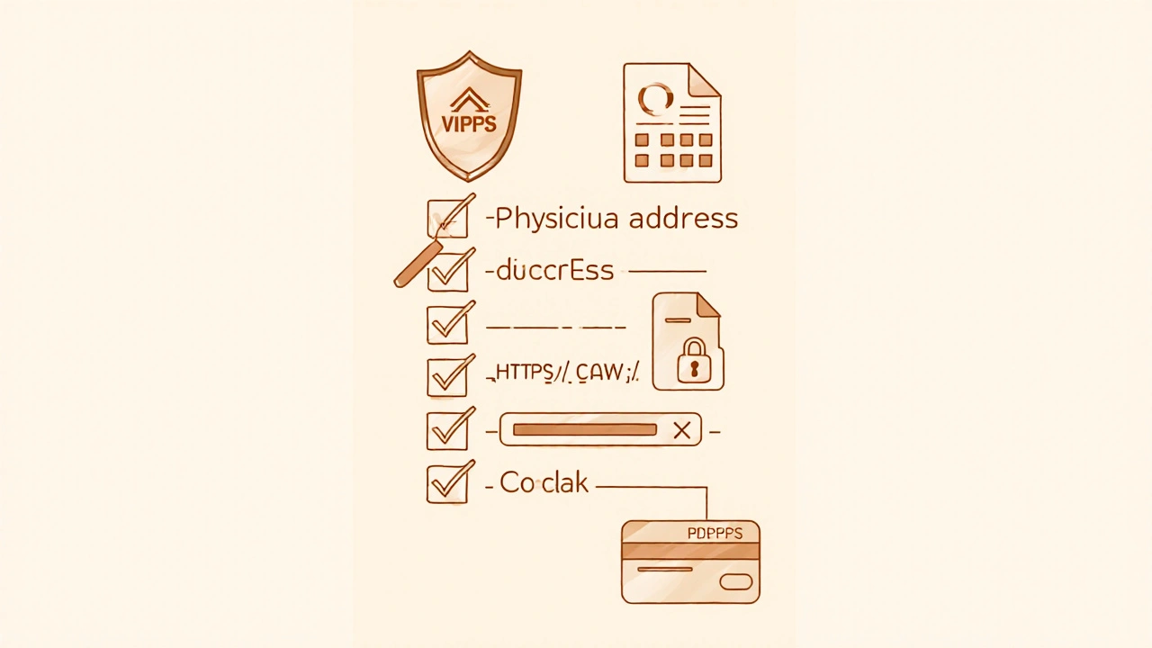 Illustrated checklist icons for pharmacy verification steps.